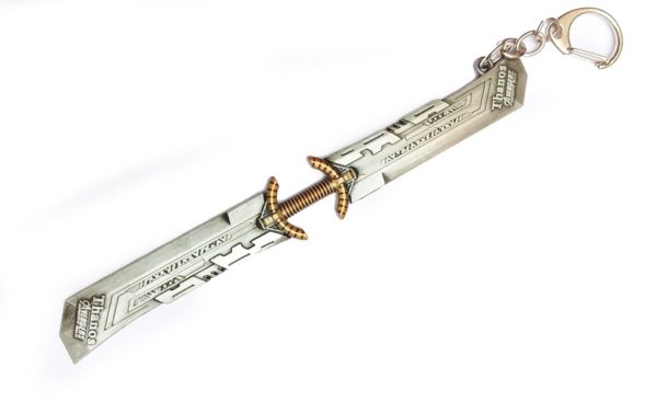 Thanos Double Side Sword Keychain and key rings