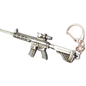 Key Chain for Car Bike Office House Pub G Weapons Keychain Keyring to hold Multiple Keys